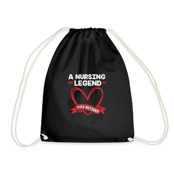 Pension d’infirmière - Sac de sport léger - noir - Devant