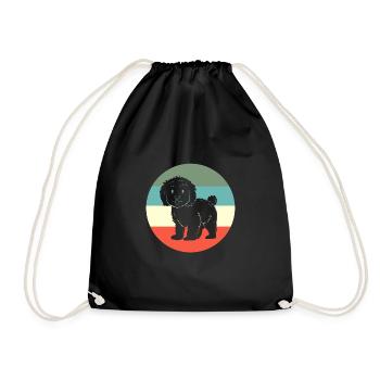 Goldendoodle - Turnbeutel - Schwarz - Vorne