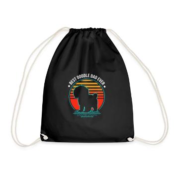 Goldendoodle - Turnbeutel - Schwarz - Vorne