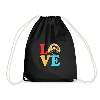 Goldendoodle - Turnbeutel - Schwarz - Vorne