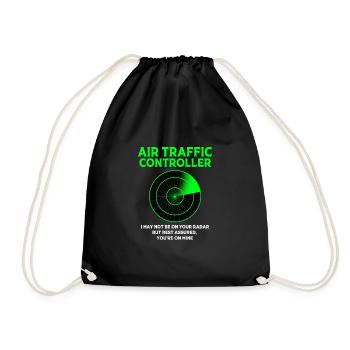 Contrôleur aérien - Sac de sport léger - noir - Devant