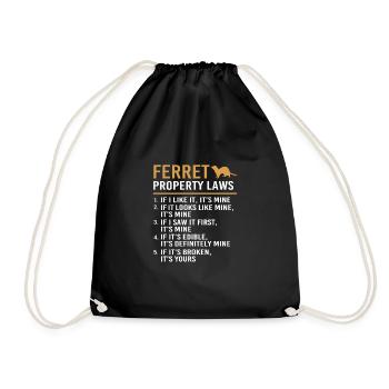 Furet - Sac de sport léger - noir - Devant