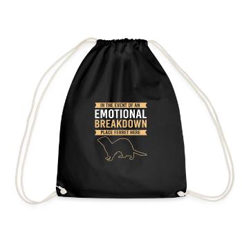 Furet - Sac de sport léger - noir - Devant