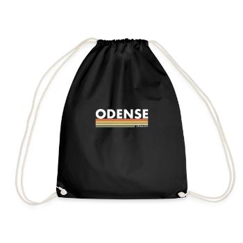 Odense Danemark Danemark Danois Fier Danois - Sac de sport léger - noir - Devant