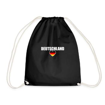 Allemagne Drapeau allemand Allemand - Sac de sport léger - noir - Devant