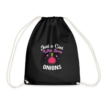 Onion - Drawstring Bag - black - Front