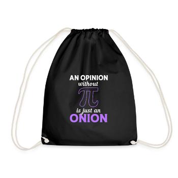 Oignon - Sac de sport léger - noir - Devant