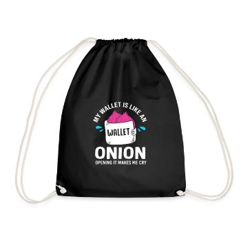Oignon - Sac de sport léger - noir - Devant