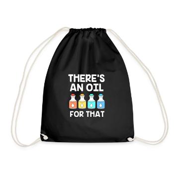 Huile essentielle - Sac de sport léger - noir - Devant