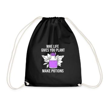 Huile essentielle - Sac de sport léger - noir - Devant