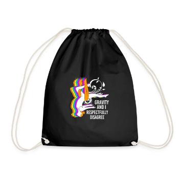 Aerial Yoga Air Yoga - Drawstring Bag - black - Front
