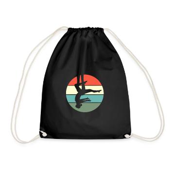 Aerial Yoga Air Yoga - Drawstring Bag - black - Front