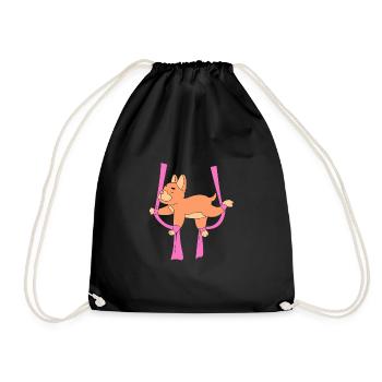 Aerial Yoga Air Yoga - Drawstring Bag - black - Front