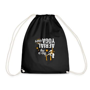 Aerial Yoga Air Yoga - Drawstring Bag - black - Front