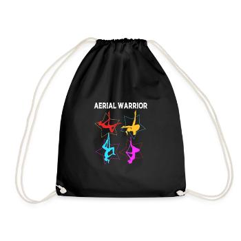 Aerial Yoga Air Yoga - Drawstring Bag - black - Front