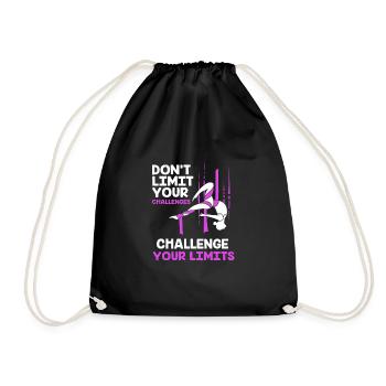 Aerial Yoga Air Yoga - Drawstring Bag - black - Front