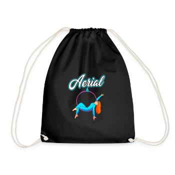 Aerial Yoga Air Yoga - Drawstring Bag - black - Front