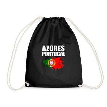 Portugal - Turnbeutel - Schwarz - Vorne