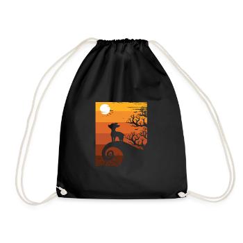 Chihuahua - Drawstring Bag - black - Front