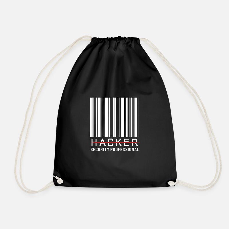 Cybersecurity Cyber Programmierer Hacker - Turnbeutel - Schwarz