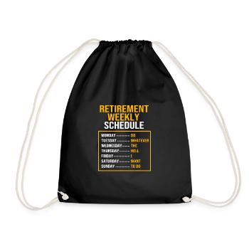 Retraité Retraité Retraité - Sac de sport léger - noir - Devant