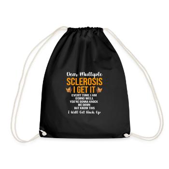 Sclérose en plaques SEP - Sac de sport léger - noir - Devant
