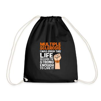 Sclérose en plaques SEP - Sac de sport léger - noir - Devant