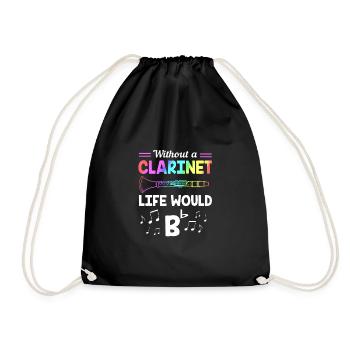 Clarinette - Sac de sport léger - noir - Devant