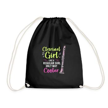 Clarinette - Sac de sport léger - noir - Devant