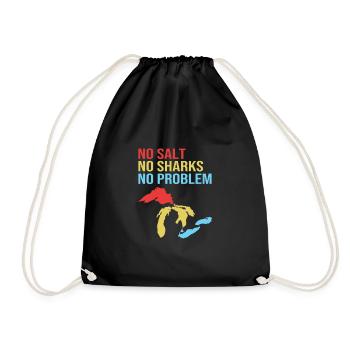 Grands Lacs - Sac de sport léger - noir - Devant