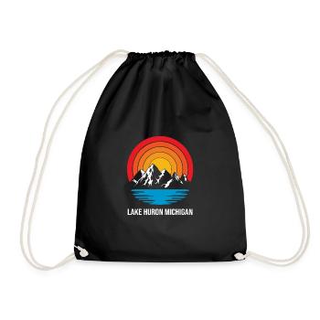 Grands Lacs - Sac de sport léger - noir - Devant