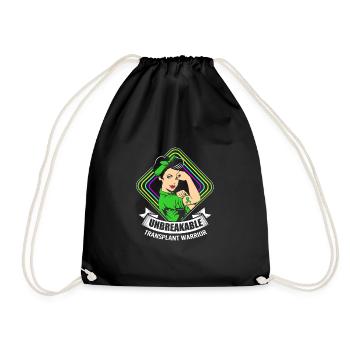 Liver disease - Drawstring Bag - black - Front
