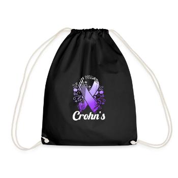 Maladie de Crohn - Sac de sport léger - noir - Devant