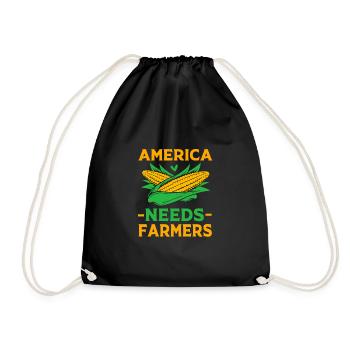 Agriculteur Fermier Femme d’agriculteur Ferme - Sac de sport léger - noir - Devant