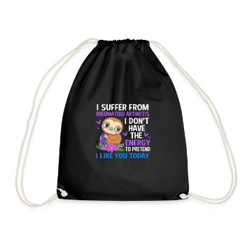 Rheumatism Arthritis - Drawstring Bag - black - Front