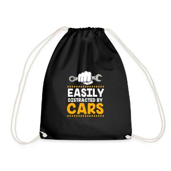Motorist - Drawstring Bag - black - Front