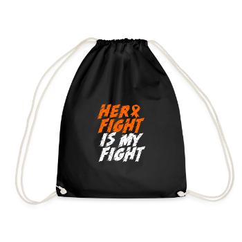 Sensibilisation à la leucémie - Sac de sport léger - noir - Devant