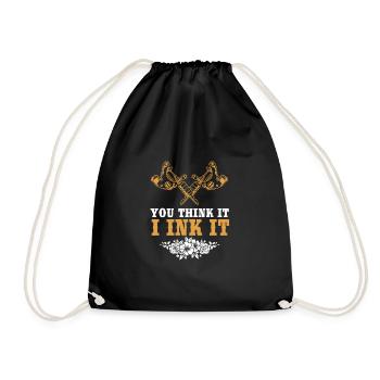 Tattoo Artist Tattoo Artist Tattooed Tattoo - Drawstring Bag - black - Front