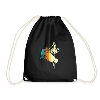 Tattoo Artist Tattoo Artist Tattooed Tattoo - Drawstring Bag - black - Front