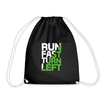 Marathon Marathon Runner - Drawstring Bag - black - Front