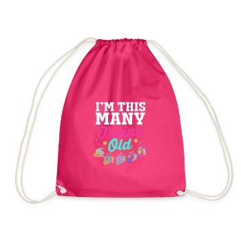 Anniversaire des enfants Train Train Conducteur Locomotive - Sac de sport léger - fuchsia - Devant