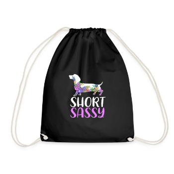 Teckel - Sac de sport léger - noir - Devant
