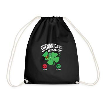 Shenanigan - Drawstring Bag - black - Front