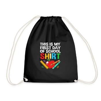 First Year - Drawstring Bag - black - Front