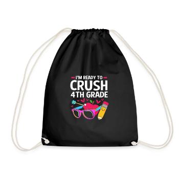 4e année - Sac de sport léger - noir - Devant