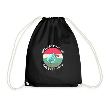 Middle School Teachers - Drawstring Bag - black - Front
