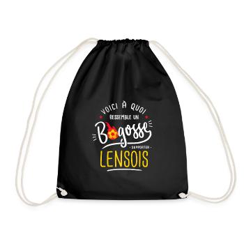football lens bogosse foot supporter lensois - Sac de sport léger - noir - Devant