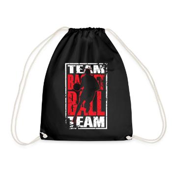 Équipe de basket-ball - Sac de sport léger - noir - Devant