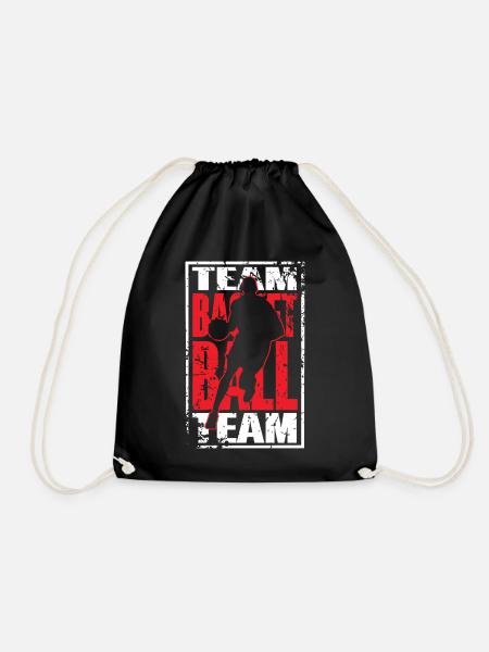 Basketball Basketballer - Turnbeutel - Schwarz