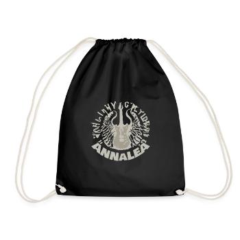 Gift for Annalea - Drawstring Bag - black - Front
